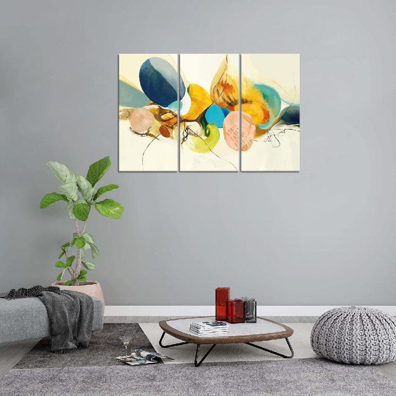 Ensemble de 4 grandes décorations murales