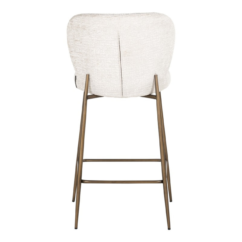 Darby Counter Stool, Gold, Cream