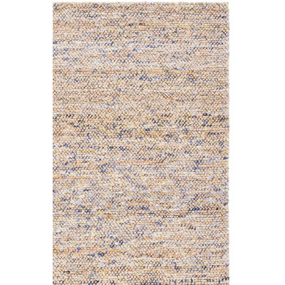 Tavion Hand Woven Jute/Wool Rug in Beige