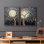 «LANDSCAPES Series CLxxVII», reproduction encadrée de qualité supérieure - prête à être accrochée - aucun clou requis - aucun clou requis