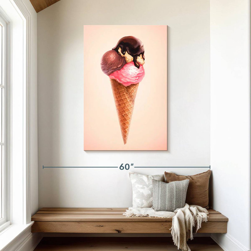 Yarlin Sweet Ice Cream Cone, 45" H x 30" W