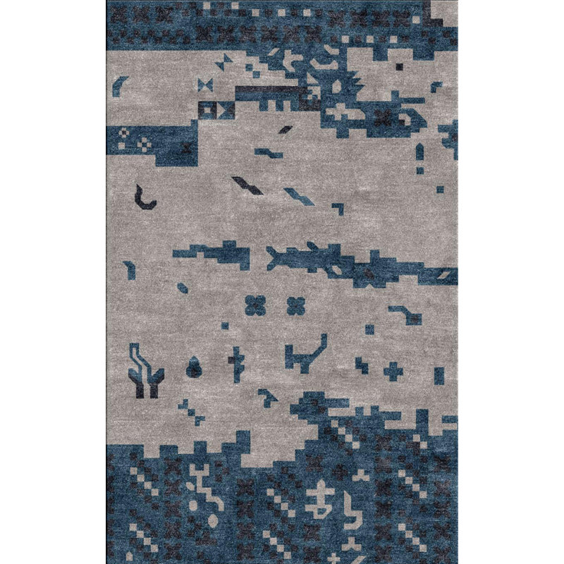 Marla Viscose Abstract Indoor Rug, Rectangle 2' x 3'