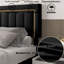 Dekker Luxury Velvet Ottoman Storage Bed with Gold Trim-456115802-456115804