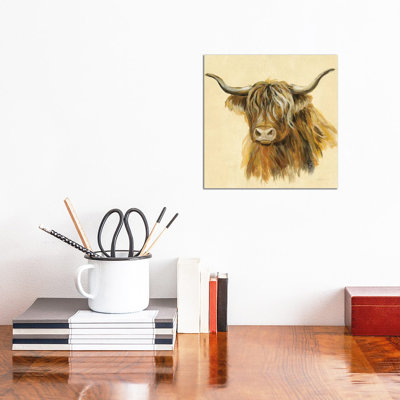 «Highland Animal Cow» par Silvia Vassileva - reproduction d'art