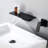 Matte Black Waterfall Bathroom Sink Faucet - Brass, Single For Convenient Water Temperature And Flow Management, Compact Installation Design Brass Quality, & Adjusting, Space Optimization-124242089