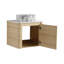 Meuble-lavabo mural de 24 po avec lavabo en céramique