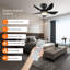 Ceiling Fan with LED Lights