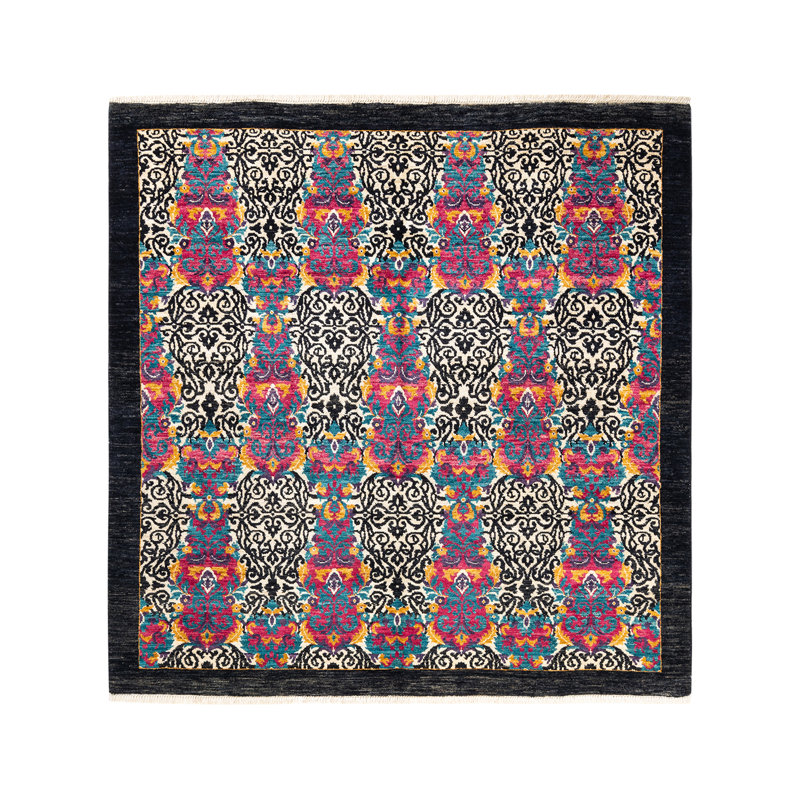 One-of-a-Kind 6' 1" X 6' 2" Hand Knotted Area Rug