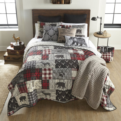 Your Lifestyle by Donna Sharp Timber 3PC Rustic Queen Quilt Set