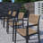 Dugas Bertha FSC Wood, Resin Outdoor Patio Extendable Dining Set-111010388