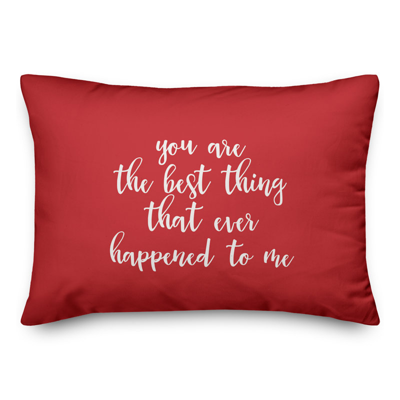 Throw Pillow, Red