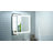 Modern Frameless Rectangular LED Lighted Bathroom Vanity Mirror with Defogger-87291571