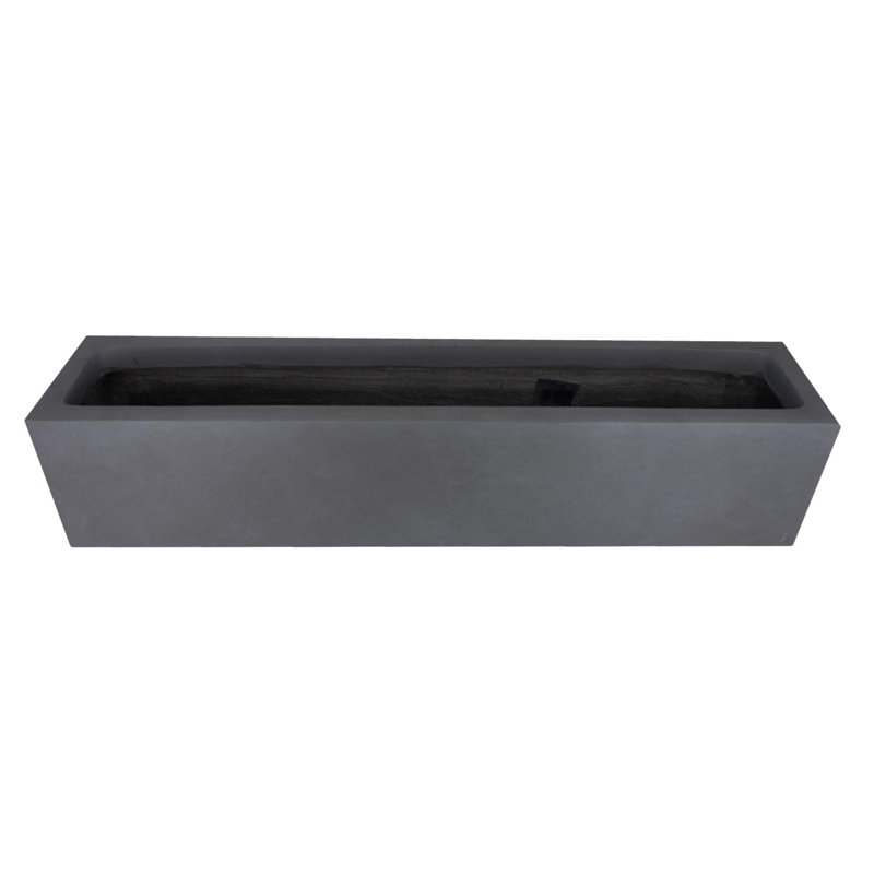 Window Box Planter, Dark Grey, 17.5cm H x 80cm W x 17cm D