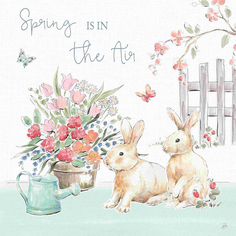 Printemps VI, H 12 po x l 12 po, Non, Toile tendue