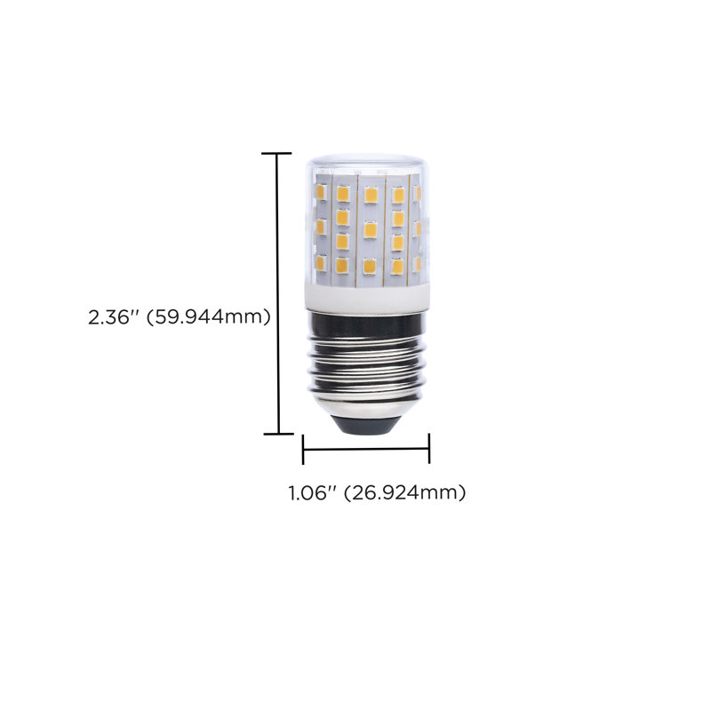 3.5 Watt White LED Bulb, 5000 Kelvins