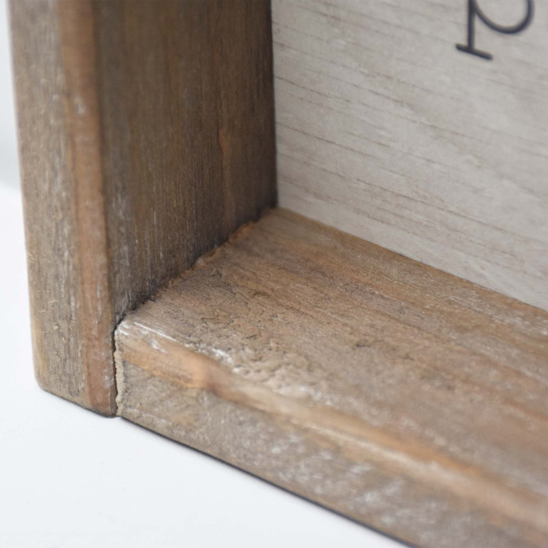 Plaque de table en bois Brierly Mini Better Not Pout