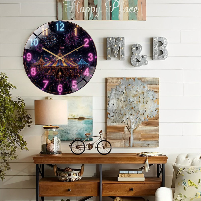 Horloge murale 12 po