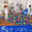 Tapis pour salle de classe KidCarpet.com ABC Paisley-10330200