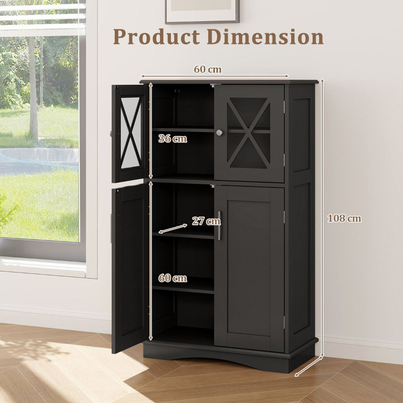 Accent Cabinet, Black