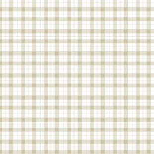 Smart Design Shelf Liner Grip Bonded Khaki Plaid