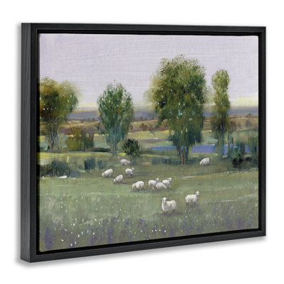 "Sheep in Pasture Overview", art mural par Tim Ottoole