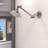 Stylewise Massage Rain Adjustable Shower Head