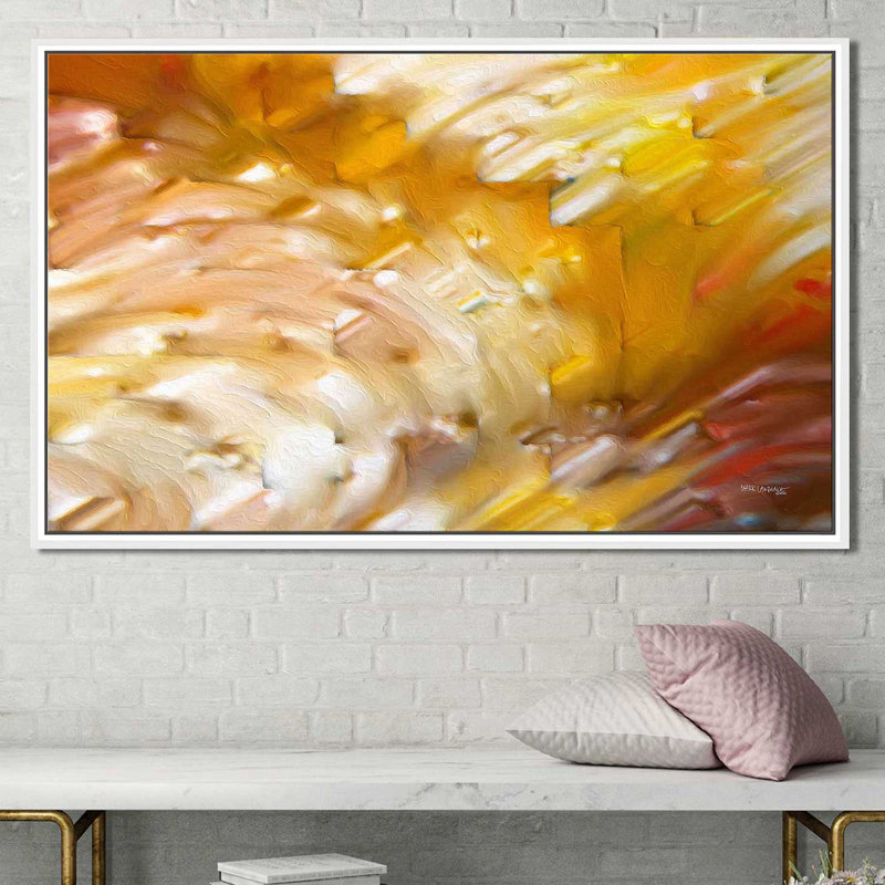 Romains 5: 3-4 Our Spiritual croissance par Mark Lawrence - reproduction, Cadre flottant blanc