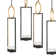 Luminaire suspendu rectangulaire 48 po Delphi