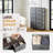 10 Drawer Dresser, 31.5×11.81×46.46 Inch Metal Frame, Tall Fabric Drawer Chest, Industrial Dresser for Living Room & Bedroom-2107843250