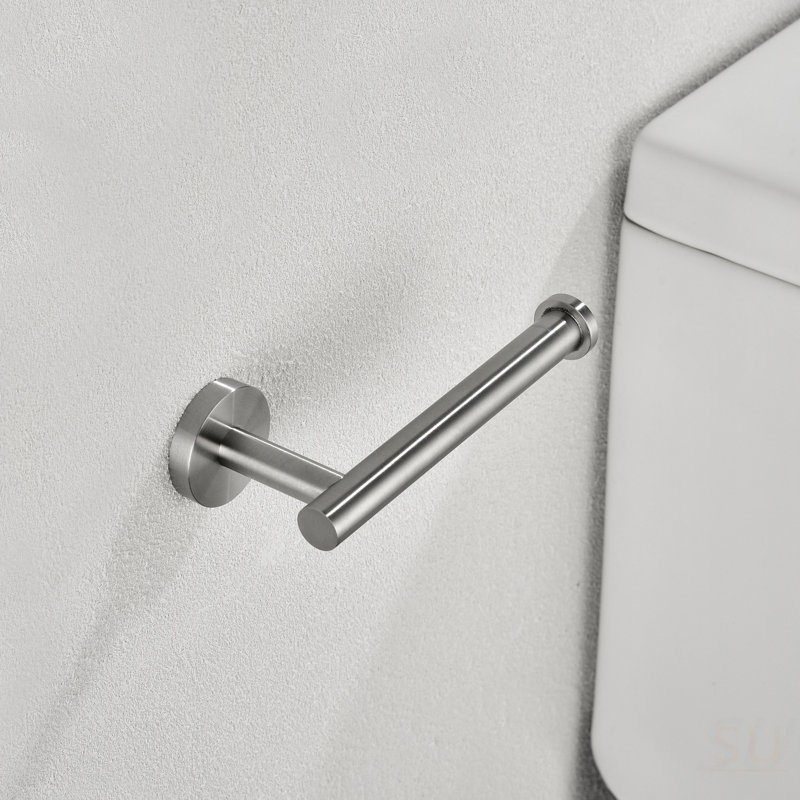 Ensemble de support à serviettes 5 pièces, Nickel brossé