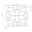 Pearson 6-Tier Freestanding Bookcase with Open Compartments-31864988