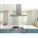 Core 42 in. 600 CFM Island Mount Range Hood with LED Light in Stainless Steel