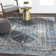 Fitz Oriental Royal Blue  Area Rug