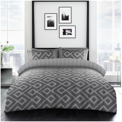 Cotton Blend Duvet Cover with Pillowcases