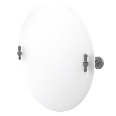 Retro Wave Metal Wall Mirror