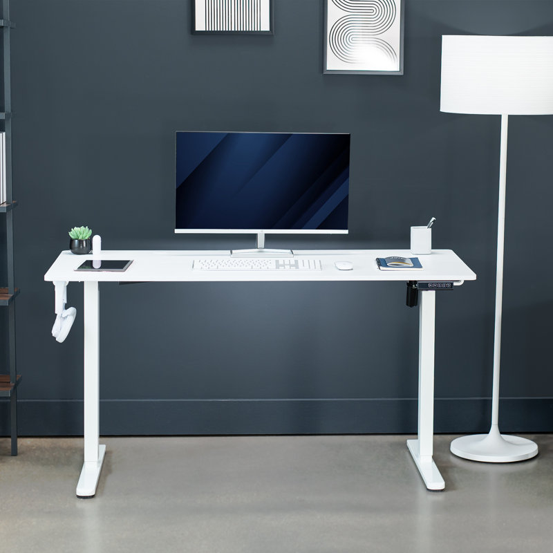 Save 36% • Vivo VIVO 55" x 24" Electric Sit Stand Desk, Height ...