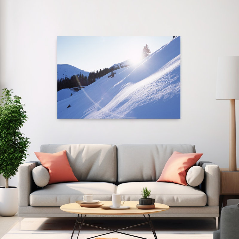 Arbres sur un paysage recouvert de neige, Kitzbuhel, Westiger, Tyrol, Autriche, paysage contemporain abstrait, art naturel
