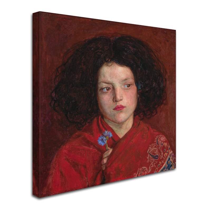 « the irish fille », reproduction sur toile tendue, H 14 po x l 14 po