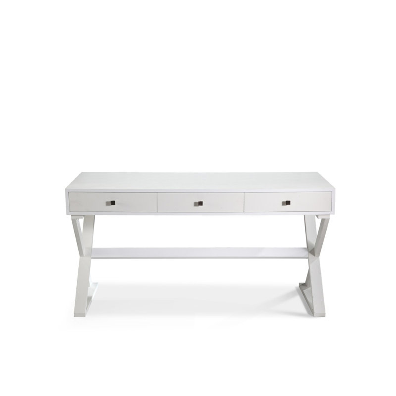 Annyah Metal Base Writing Desk