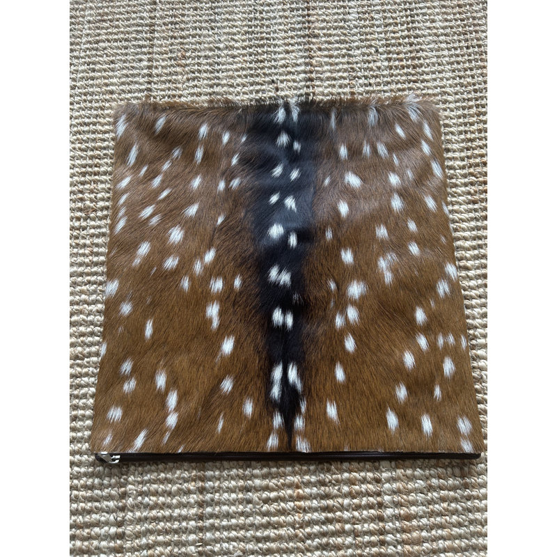 Real Axis Deer Hide Pillow Sham