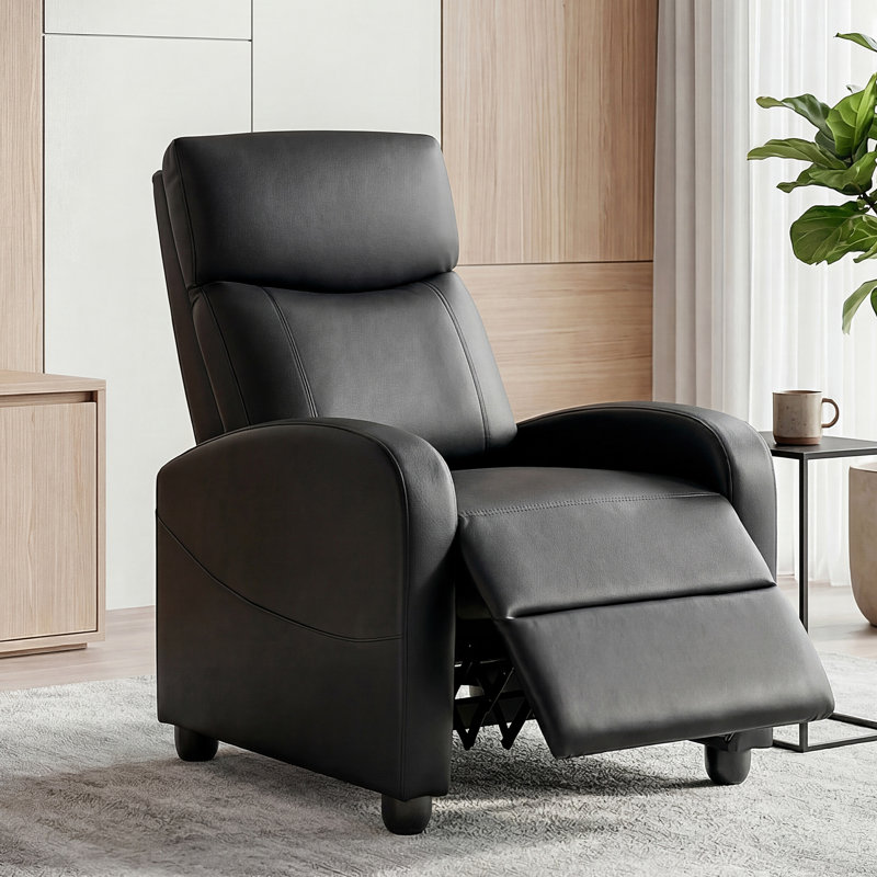 Fauteuil inclinable standard de 25,2 po Nailea, Noir