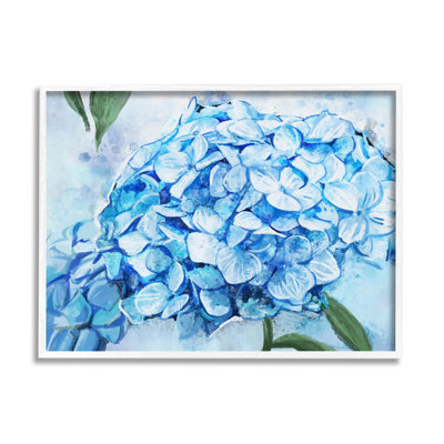 " Blue Hydrangea Blossom Leaves " by Ziwei Li