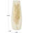 Amiriah Polystone Leaf Decorative Cream Vase with Gold Leaf Relief-594532751