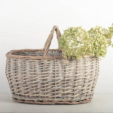 August Grove® Solid Wood Basket