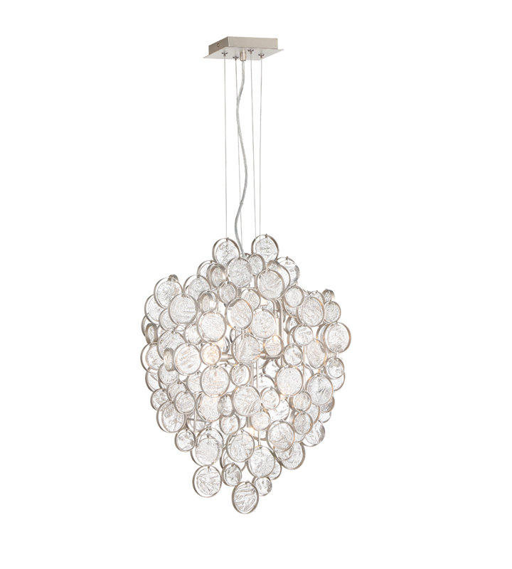 Trento 7 - Light Silver Pendant