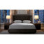 Lisbon Upholstered Wingback Bed-594261130