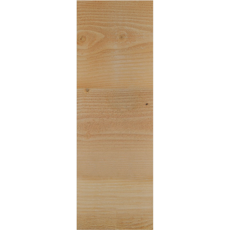 Corbeau Del Monte avec contre-plaque, H 18 po x l 6 po x P 14 po, Sapin de Douglas, Sciage brut
