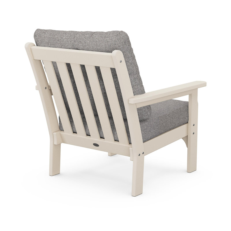 Lakeside Vineyard Deep Seating Chair, Navy, Slate Grey