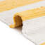 Tapis jaune et ivoire en coton noué à la main Johnie-294575477