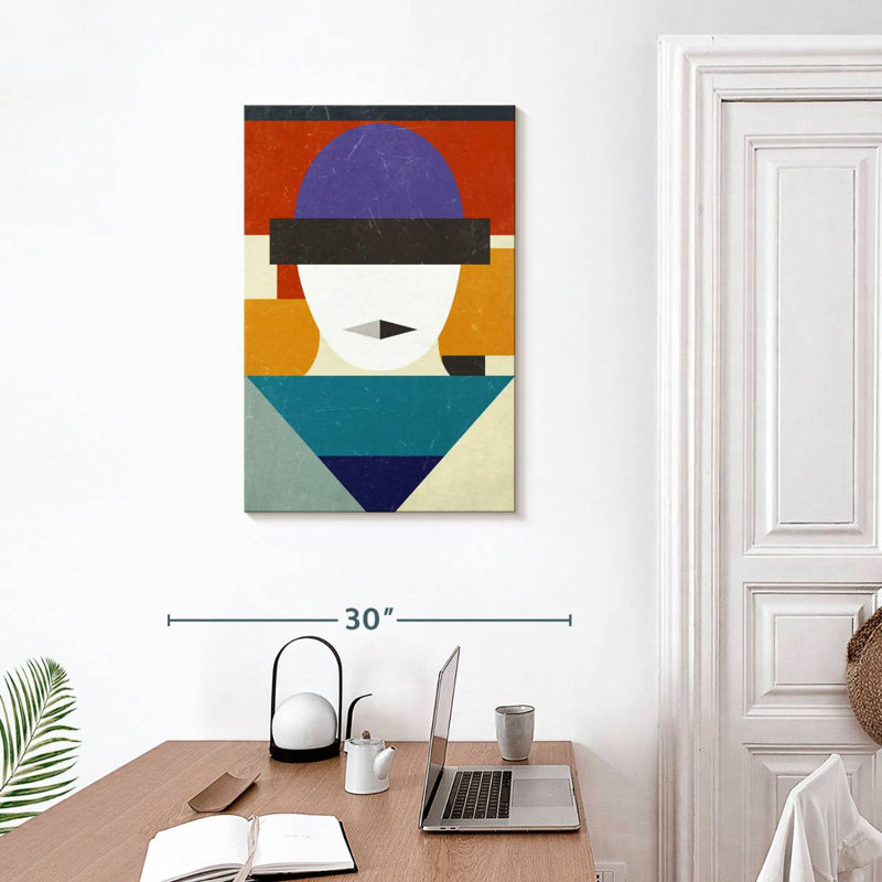 Leisha Geometric Face, 30" H x 20" W